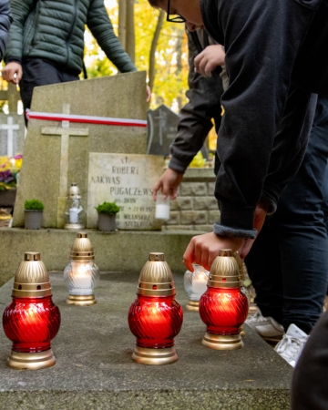 Akcja na Cmentarzu Centralnym Srebrzysko w Gdańsku