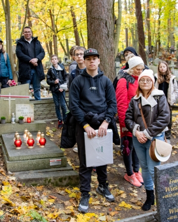 Akcja na Cmentarzu Centralnym Srebrzysko w Gdańsku