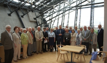 Representatives of patriotic organisations at the Museum of the Second World War