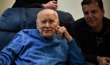 Notacja filmowa z franciszkaninem, o. Łucjanem Królikowskim. Fot. materiały MIIWŚ.