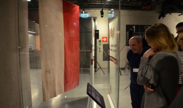 Exhibit of the month - a Polish flag from Lviv