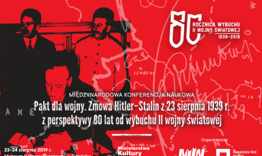  Pact for War – International Conference in Gdansk on the anniversary of Molotov- Ribbentrop Pact