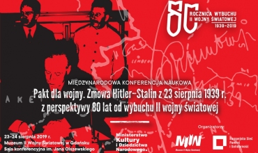 Pakt dla Wojny – konferencja w Gdańsku w rocznicę podpisania paktu Ribbentrop-Mołotow