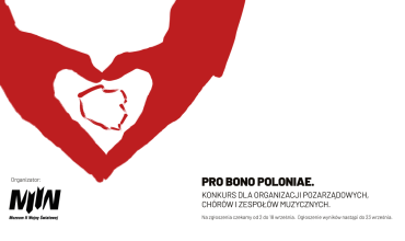 Wyniki konkursu Pro bono Poloniae na udokumentowanie dorobku artystycznego promującego kulturę polską dla Muzeum II Wojny Światowej w Gdańsku