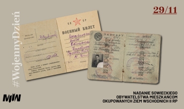 #WojennyDzień - Nadanie sowieckiego obywatelstwa mieszkańcom okupowanych ziem wschodnich II RP