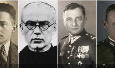 Marian Rejewski, ojciec Maksymilian Kolbe, Henryk Dobrzański "Hubal" i Witold Pilecki.
