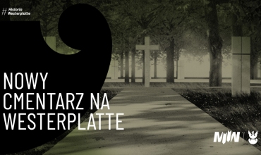 Grafika przedstawia wizualizację cmentarza na Westerplatte