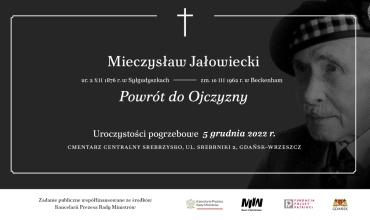 Uroczystości pogrzebowe Mieczysława Jałowieckiego oraz Zofii Anieli z Romockich Jałowieckiej