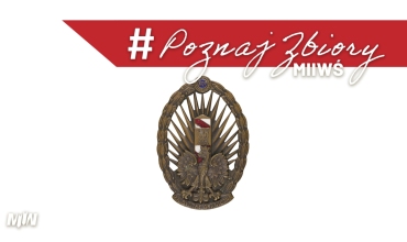 Cykl #PoznajZbioryM2WŚ - odznaka Pamiątkowa Korpusu Ochrony Pogranicza „Za służbę graniczną” 