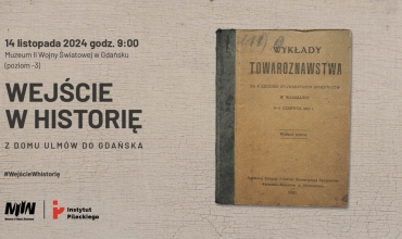 "Wejście w historię" - książka należąca niegdyś do Józefa Ulmy