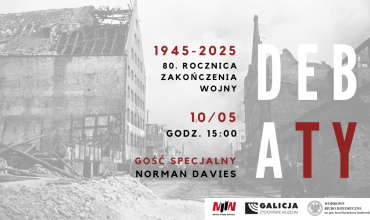 Wykład prof. Normana Daviesa w MIIWŚ - debaty w związku z 80. rocznicą zakończenia II wojny światowej