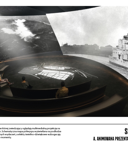 Wizualizacje wystawy Muzeum Westerplatte