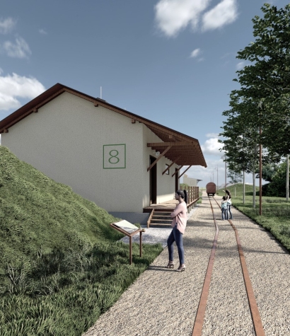 Wizualizacja - schron amunicyjny nr 8