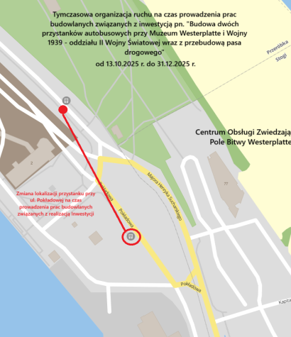 Schemat tymczasowej organizacji ruchu