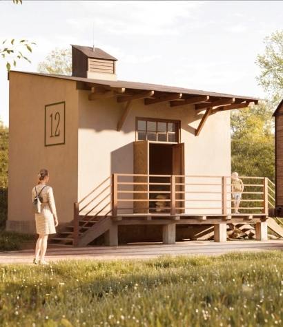 Wizualizacja schronu amunicyjnego nr 12 