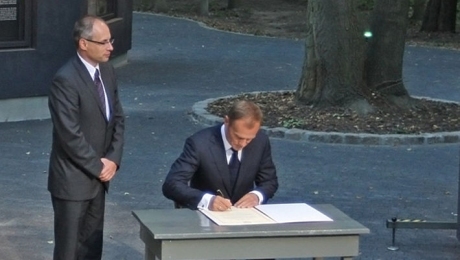 Podpisanie Aktu Erekcyjnego Muzeum II Wojny Światowej