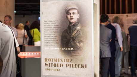 Wystawa czasowa "Rotmistrz Witold Pilecki 1901-1948" .