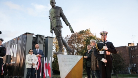 Ceremony of unveiling the Statue of Cavalry Captain Witold Pilecki