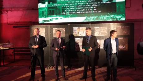 Konferencja prasowa dotycząca badań archologicznych na Westerplatte, fot. A.Garnik