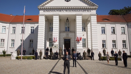 Konferencja prasowa w sprawie organizacji obchodów 81. rocznicy wybuchu II wojny światowej na Westerplatte