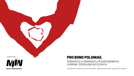 Wyniki konkursu Pro bono Poloniae na udokumentowanie dorobku artystycznego promującego kulturę polską dla Muzeum II Wojny Światowej w Gdańsku