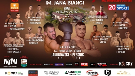 JAN BIANGA UPAMIĘTNIONY PODCZAS „ROCKY BOXING NIGHT”