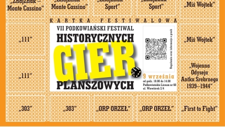VII Podkowiański Festiwal Historycznych Gier Planszowych
