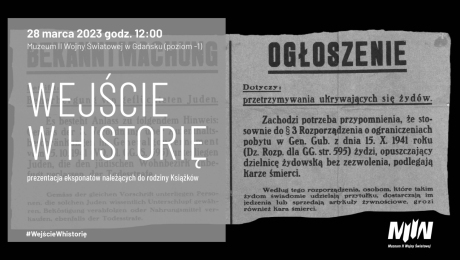 „WEJŚCIE W HISTORIĘ” - prezentacja eksponatów należących do polskiej rodziny Książków