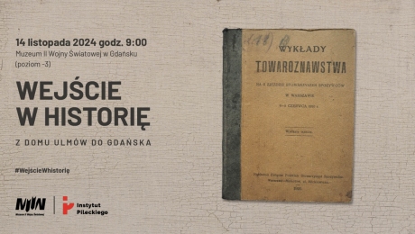 "Wejście w historię" - książka należąca niegdyś do Józefa Ulmy