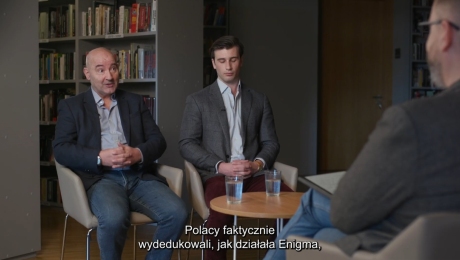 Cyklometr, polskie metody łamania kodu Enigmy - wywiad z Halem Evansem i Timem Flackiem