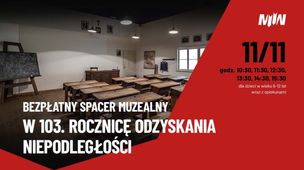 Spacery muzealne w 103. rocznicę odzyskania przez Polskę niepodległości