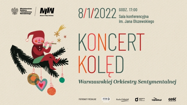 Koncert kolęd w Muzeum II Wojny Światowej w Gdańsku w wykonaniu Warszawskiej Orkiestry Sentymentalnej 
