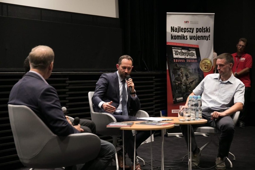 Promocja polskiego komiksu wojennego "Westerplatte. Załoga śmierci" / fot.Mikołaj Bujak