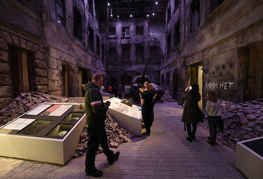 Wystawa główna Muzeum II Wojny Światowej w Gdańsku. Fot. Roman Jocher