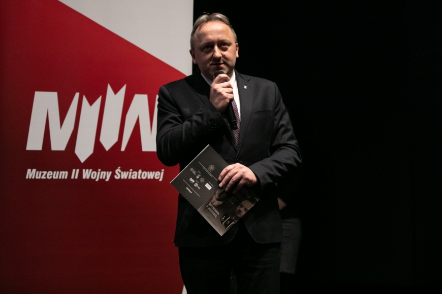 dr Karol Polejowski (MIIWS) - Gdańska premiera książki „Ignacy Matuszewski. Pisma wybrane”, fot. M. Bujak