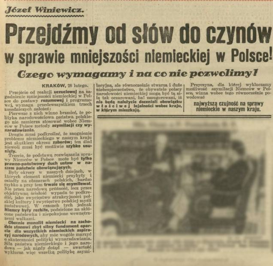 źródło: Ilustrowany Kuryer Codzienny z dn. 1 marca1939; o-historii.pl [28.02.2019]