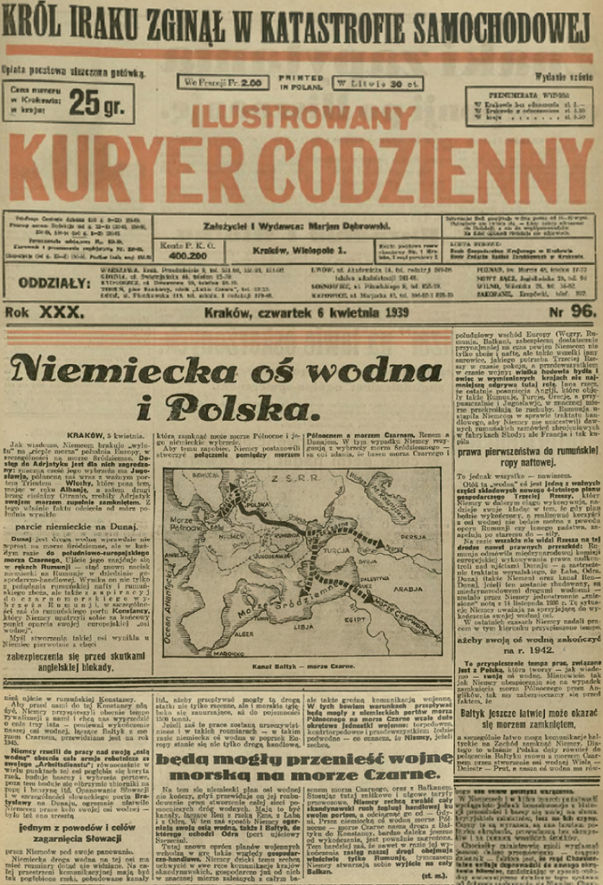 źródło: Ilustrowany Kuryer Codzienny z dn. 6 kwietnia 1939