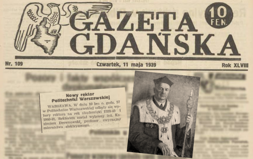 źródło: Gazeta Gdańska z dn. 11 maja 1939; www.pw.edu.pl