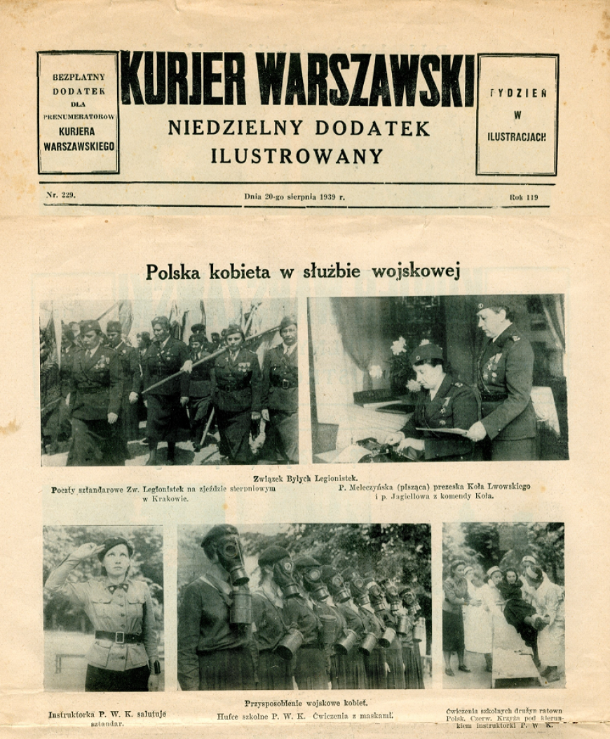 źródło: Kurjer Warszawski z dn. 20 sierpnia 1939; zbiory MIIWŚ