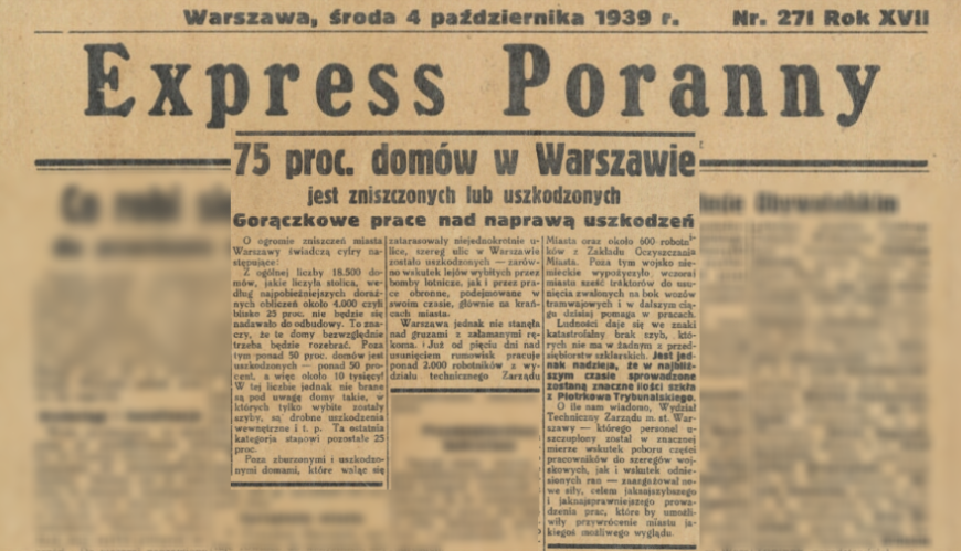 Express Poranny, 4.10.1939