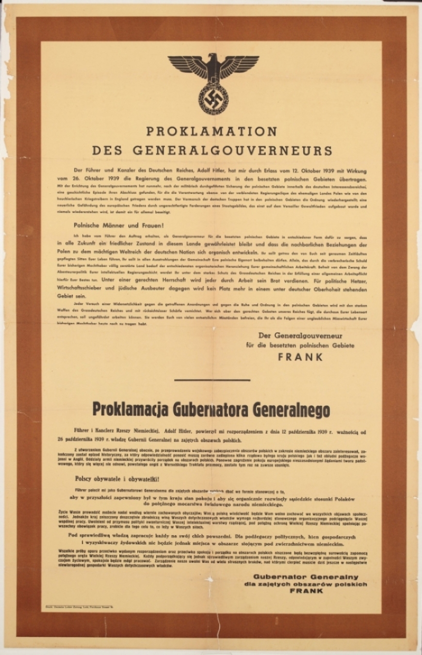 Dekret o utworzeniu Generalnego Gubernatorstwa