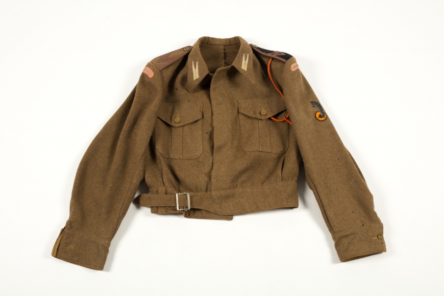 Battledress starszego wachmistrza z 24. Pułku Ułanów
