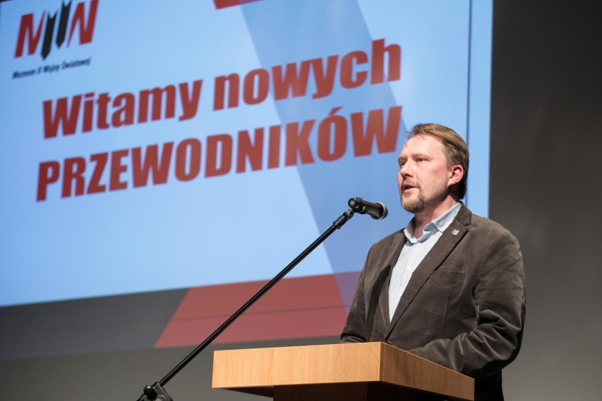 Rzecznik prasowy Aleksander Masłowski. Fot. Mikołaj Bujak