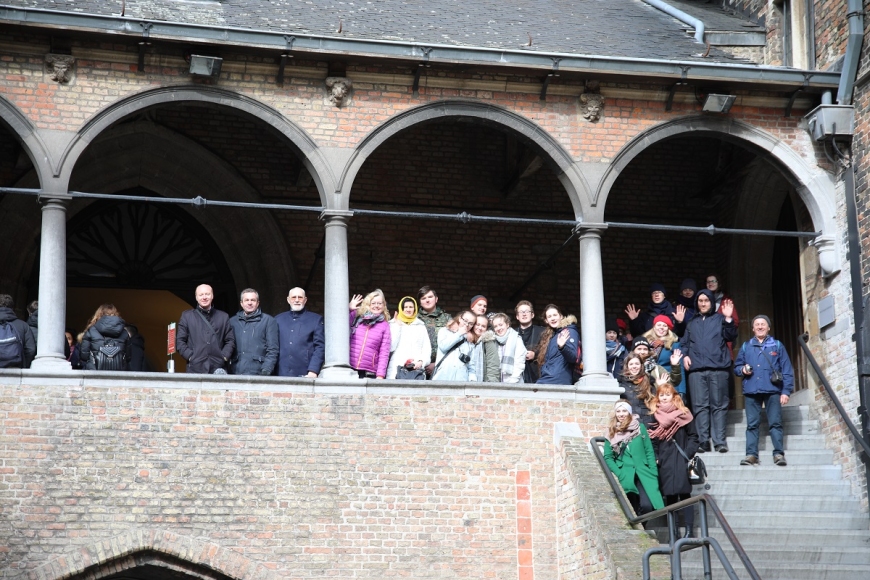 Delegacja pracowników oraz wolontariuszy Muzeum II Wojny Światowej w Gdańsku zwiedziła Brugię oraz Waterloo