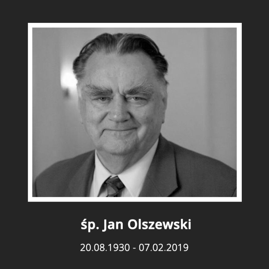 W dniu 7 lutego 2019 roku zmarł Jan Olszewski