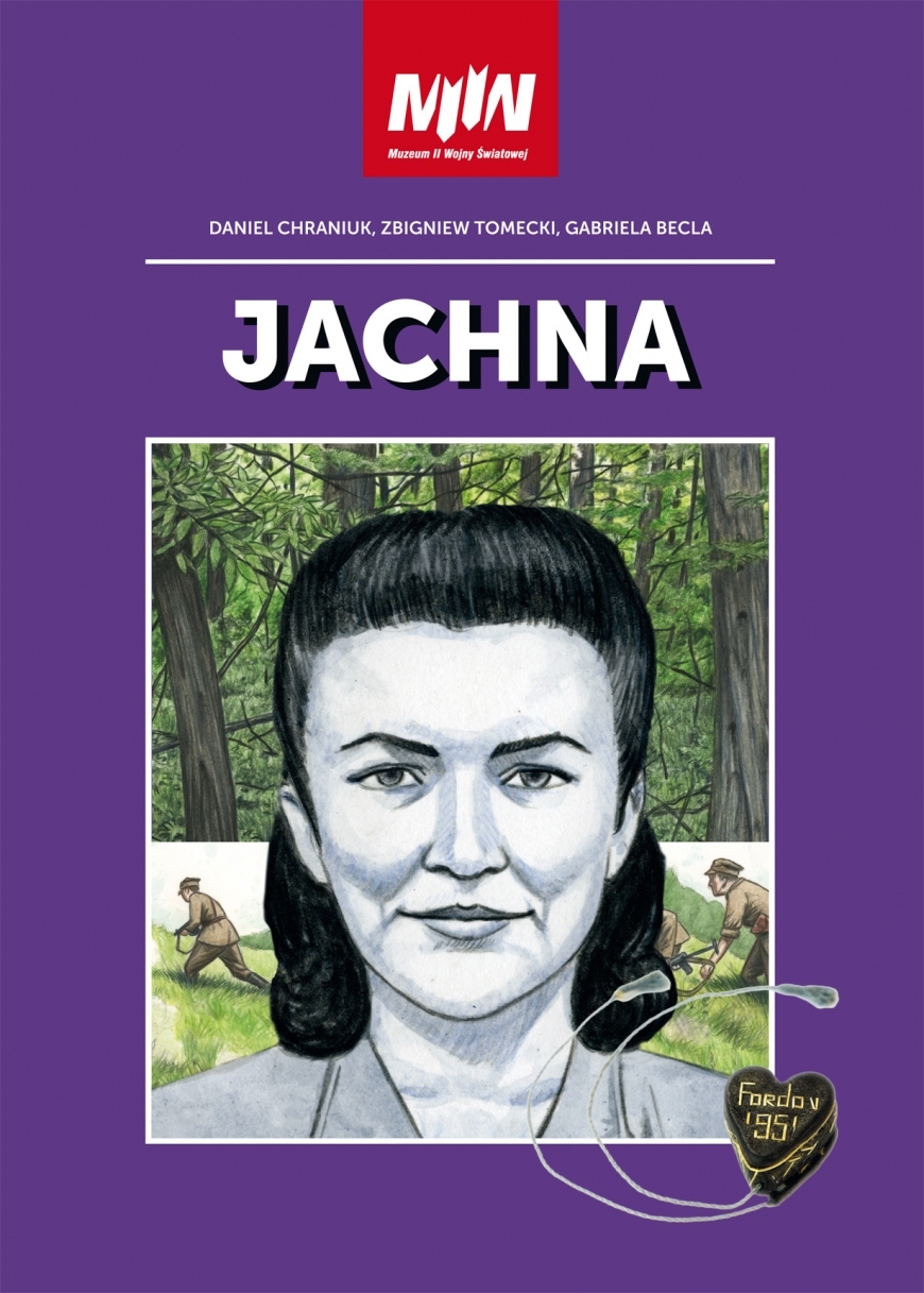 Okładka komiksu "Jachna" | Zbigniew Tomecki, Daniel Chraniuk, Gabriela Becla | wyd. Muzeum II Wojny Światowej