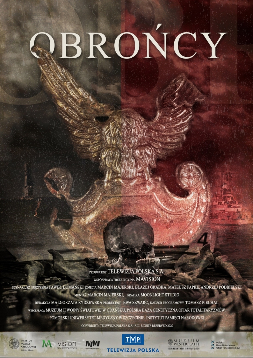 Plakat filmu „Obrońcy” w reż. Pawła Domańskiego.