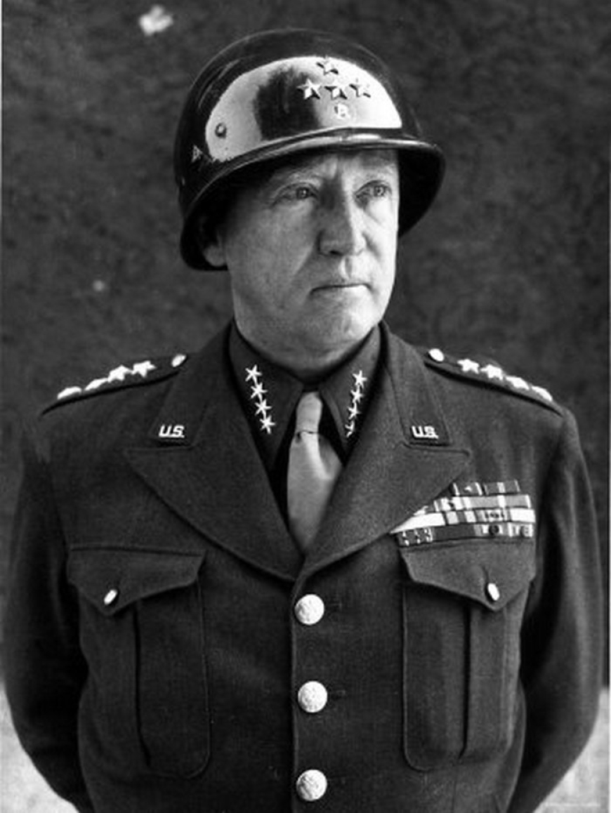 Generał George S. Patton. 1945 r. (domena publiczna)