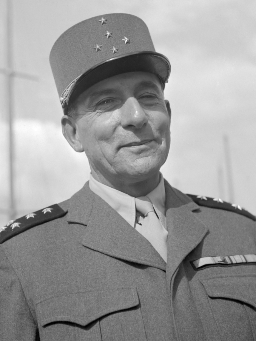 Generał Jean de Lattre de Tassigny. 1946 r. (domena publiczna)