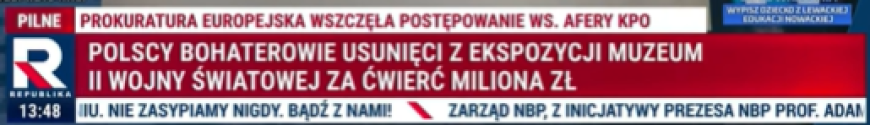 Zrzut ekranu z materiału telewizyjnego
